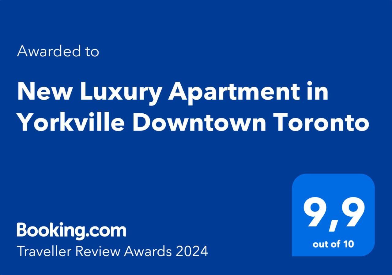 Luxury Apartment In Yorkville Downtown Toronto With City View 외부 사진